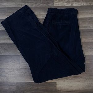 Haggar premium corduroy straight leg black pants